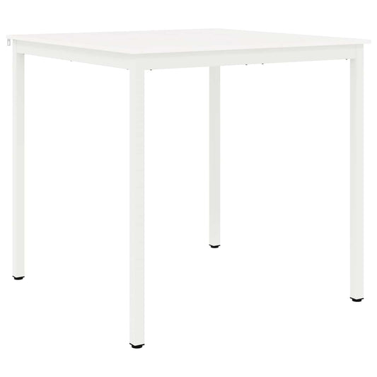 Bar Table White 110 x 110 x 105 cm Solid Pine Wood Bar Table White 110 x 110 x 105 cm Solid Pine Wood
