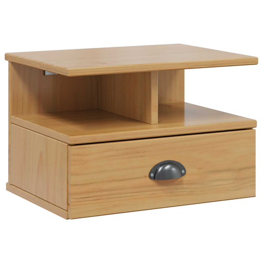 Bedside Cabinet with Drawer HILL Honey Brown 40 x 31 x 27 cm Bedside Cabinet with Drawer HILL Honey Brown 40 x 31 x 27 cm