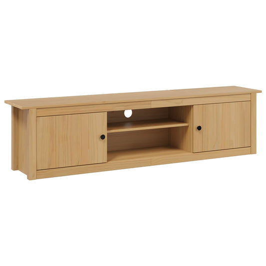 TV Rack HILL Honey Brown 158 x 40 x 39.5 cm Solid Pine Wood TV Rack HILL Honey Brown 158 x 40 x 39.5 cm Solid Pine Wood