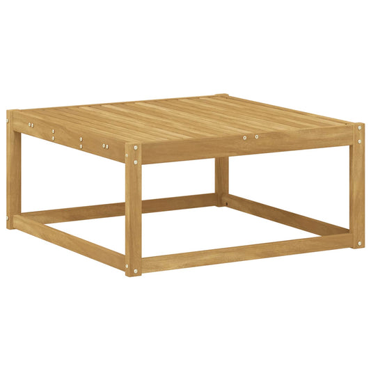 Outdoor Footstool Solid Acacia Wood White 79 x 79 x 37 cm Outdoor Footstool Solid Acacia Wood White 79 x 79 x 37 cm