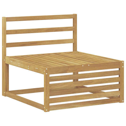 Outdoor Middle Sofa Solid Acacia Wood White 83 x 79 x 73 cm Outdoor Middle Sofa Solid Acacia Wood White 83 x 79 x 73 cm
