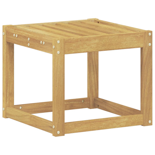 Outdoor Stool Bench Solid Acacia Wood White 43 x 43 x 37 cm Outdoor Stool Bench Solid Acacia Wood White 43 x 43 x 37 cm