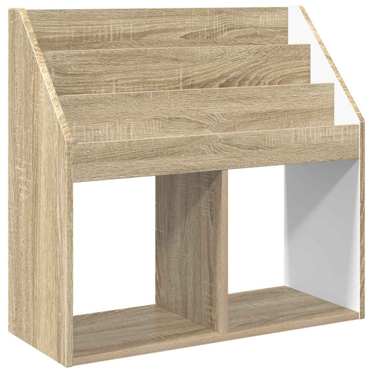 Kids Bookshelf Sonoma Oak 72.5 x 29.5 x 69 cm Engineered Wood Kids Bookshelf Sonoma Oak 72.5 x 29.5 x 69 cm Engineered Wood