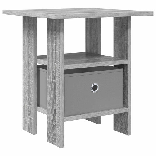 Bedside Table Grey Sonoma 41 x 40 x 45 cm Engineered Wood Bedside Table Grey Sonoma 41 x 40 x 45 cm Engineered Wood
