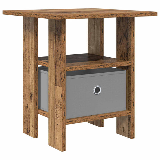 Bedside Table Old Wood 41 x 40 x 45 cm Engineered Wood Bedside Table Old Wood 41 x 40 x 45 cm Engineered Wood