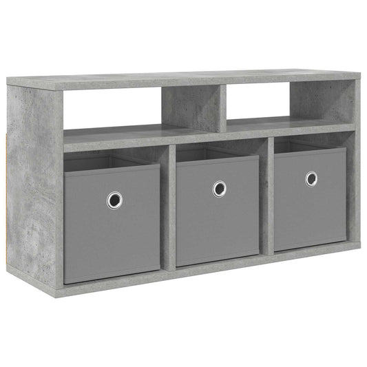 Lowboard with Drawer Concrete Grey 72 x 22.5 x 38 cm Lowboard with Drawer Concrete Grey 72 x 22.5 x 38 cm