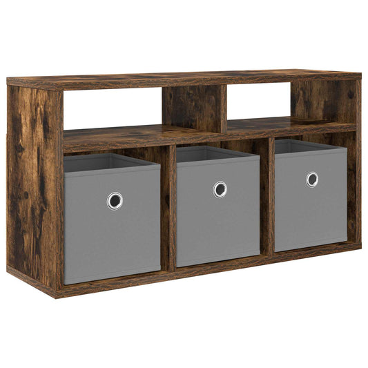 Lowboard with Drawer Smoked Oak 72 x 22.5 x 38 cm Lowboard with Drawer Smoked Oak 72 x 22.5 x 38 cm