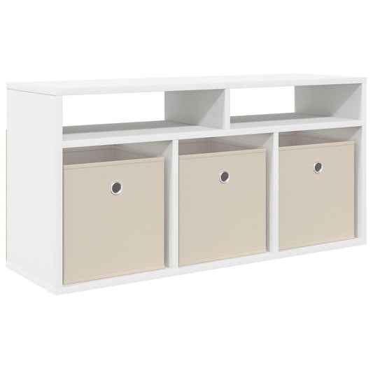 Lowboard with Drawer White 87 x 27.5 x 43 cm Lowboard with Drawer White 87 x 27.5 x 43 cm