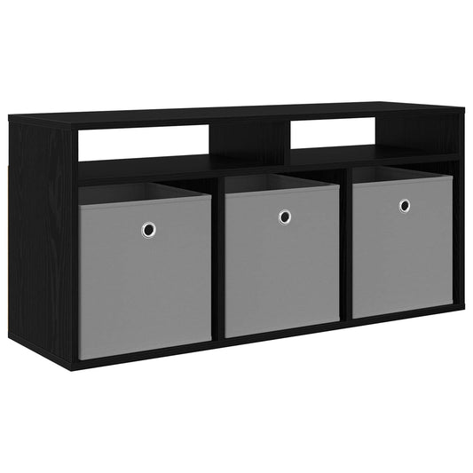 Lowboard with Drawer Black Oak 102 x 32 x 48.5 cm Lowboard with Drawer Black Oak 102 x 32 x 48.5 cm