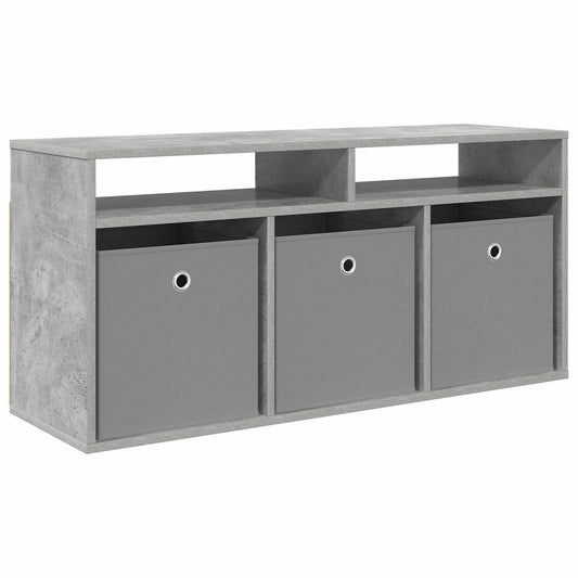 Lowboard with Drawer Concrete Grey 102 x 32 x 48.5 cm Lowboard with Drawer Concrete Grey 102 x 32 x 48.5 cm
