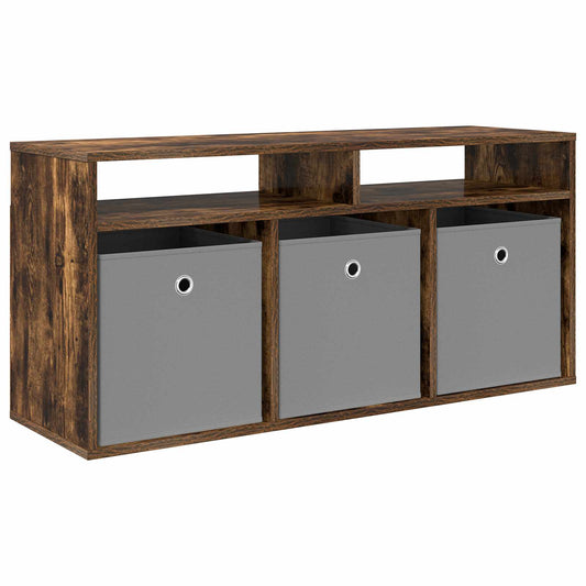Lowboard with Drawer Smoked Oak 102 x 32 x 48.5 cm Lowboard with Drawer Smoked Oak 102 x 32 x 48.5 cm