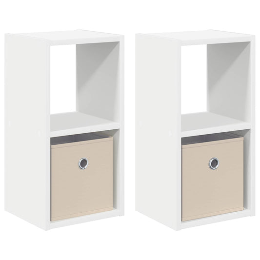 Bedside Table 2 pcs White 25.5 x 22 x 49.5 cm Engineered Wood Bedside Table 2 pcs White 25.5 x 22 x 49.5 cm Engineered Wood