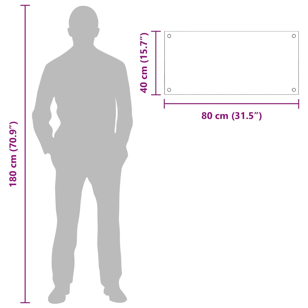 Kitchen Backsplash 2 pcs Light Grey 80 x 40 cm Tempered Glass