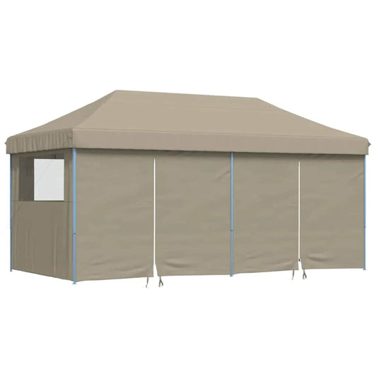 Party Tent Pop-up Taupe 580 x 292 x 315 cm Oxford Fabric Party Tent Pop-up Taupe 580 x 292 x 315 cm Oxford Fabric