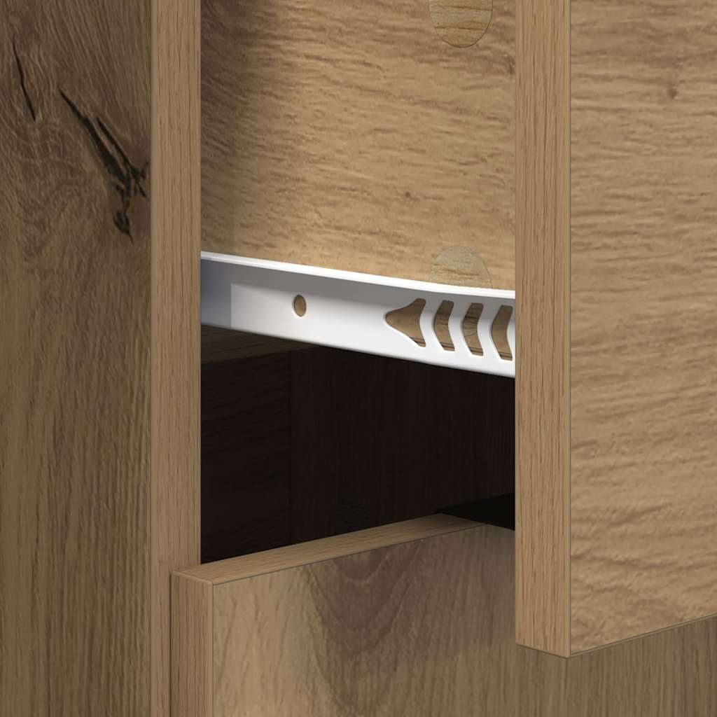 Sideboards 2 pcs Artisan Oak 60 x 30 x 70 cm Engineered Wood