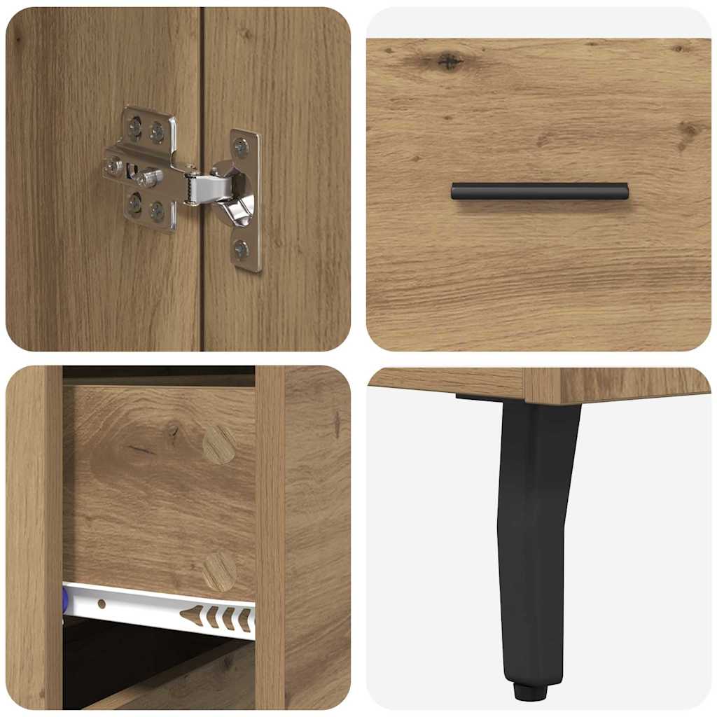 Highboard with Drawer Artisan Oak 69.5 x 34 x 180 cm