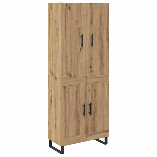Highboard 2 pcs Artisan Oak 69.5 x 34 x 180 cm Highboard 2 pcs Artisan Oak 69.5 x 34 x 180 cm