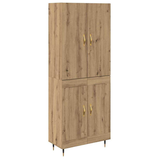 Highboard Artisan Oak 69.5 x 34 x 180 cm Engineered Wood Highboard Artisan Oak 69.5 x 34 x 180 cm Engineered Wood