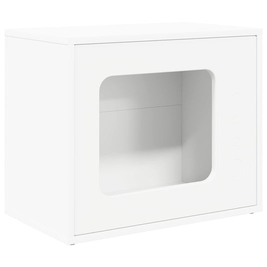 Cat House White 51 x 30 x 42.5 cm Engineered Wood Cat House White 51 x 30 x 42.5 cm Engineered Wood
