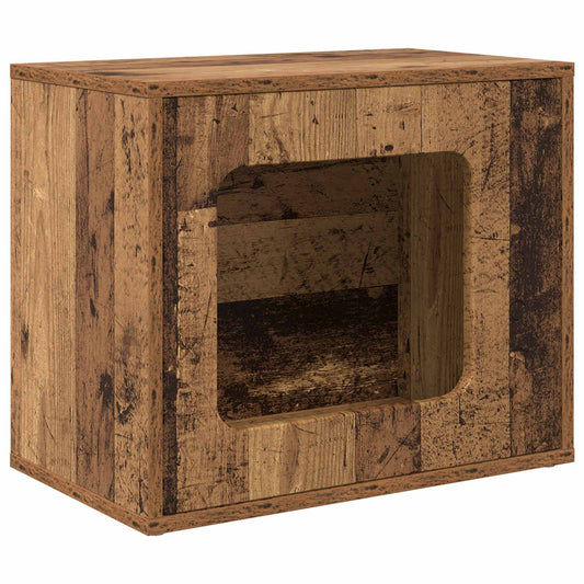 Cat House Old Wood 51 x 30 x 42.5 cm Engineered Wood Cat House Old Wood 51 x 30 x 42.5 cm Engineered Wood