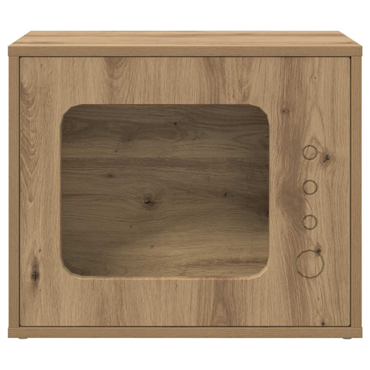 Cat House Artisian Oak 51 x 30 x 42 cm Engineered Wood Cat House Artisian Oak 51 x 30 x 42 cm Engineered Wood