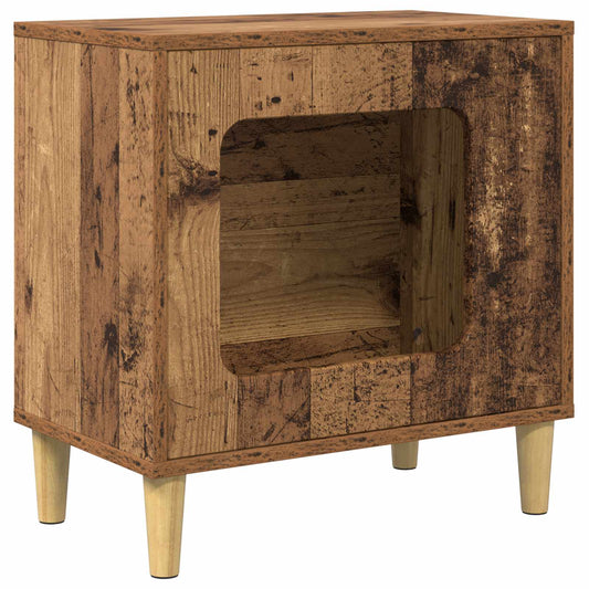Cat House Old Wood 51 x 30 x 52 cm Engineered Wood Cat House Old Wood 51 x 30 x 52 cm Engineered Wood