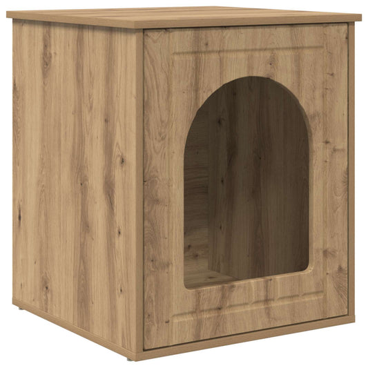 Cat House Artisian Oak 53 x 52 x 62 cm Engineered Wood Cat House Artisian Oak 53 x 52 x 62 cm Engineered Wood