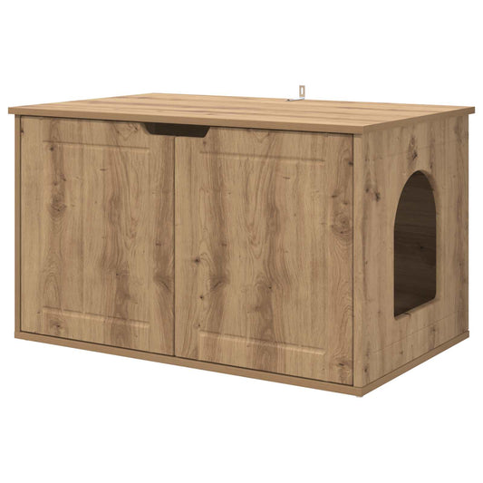 Cat House Artisian Oak 85 x 55 x 50.5 cm Engineered Wood Cat House Artisian Oak 85 x 55 x 50.5 cm Engineered Wood