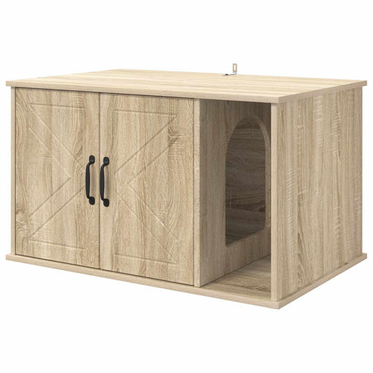 Cat House Sonoma 85 x 55 x 50 cm Engineered Wood Cat House Sonoma 85 x 55 x 50 cm Engineered Wood