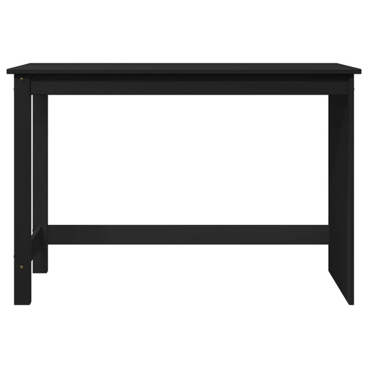 Desk Black 112 x 50 x 75 cm Solid Pine Wood Desk Black 112 x 50 x 75 cm Solid Pine Wood