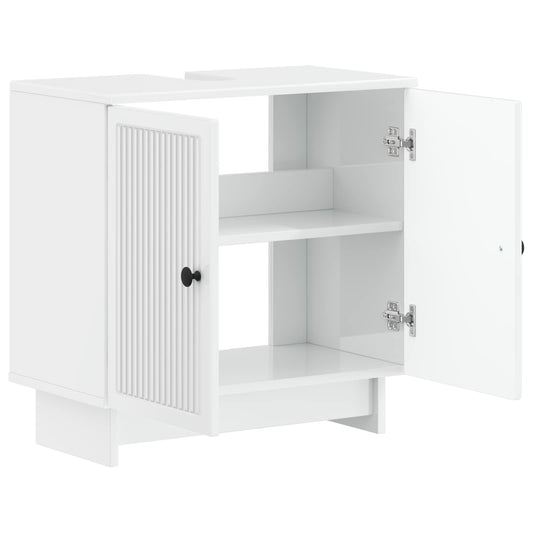 Bathroom Sink Cabinet EDE High Gloss White 59.5 x 31.5x 59 cm Bathroom Sink Cabinet EDE High Gloss White 59.5 x 31.5x 59 cm