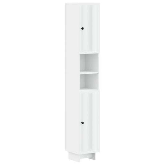 Bathroom Cabinet with Open Shelf EDE White 30 x 31 x 190 cm Bathroom Cabinet with Open Shelf EDE White 30 x 31 x 190 cm