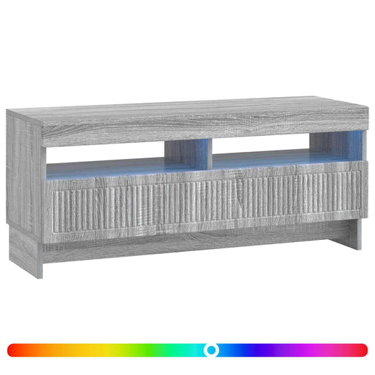 LED TV Cabinet Grey Sonoma Engineered Wood LED TV Cabinet Grey Sonoma Engineered Wood