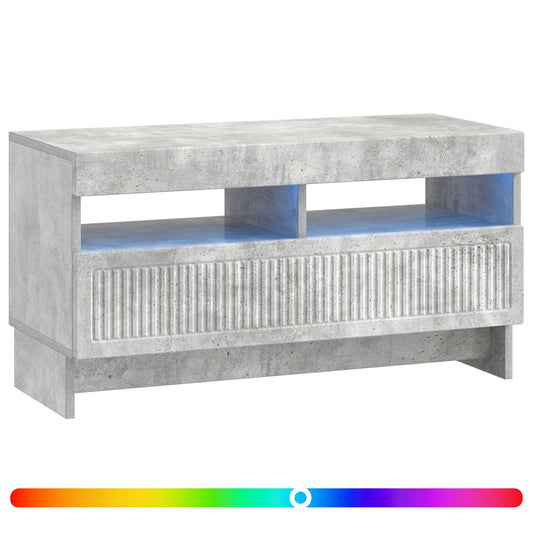 LED TV Cabinet Concrete Grey Engineered Wood LED TV Cabinet Concrete Grey Engineered Wood
