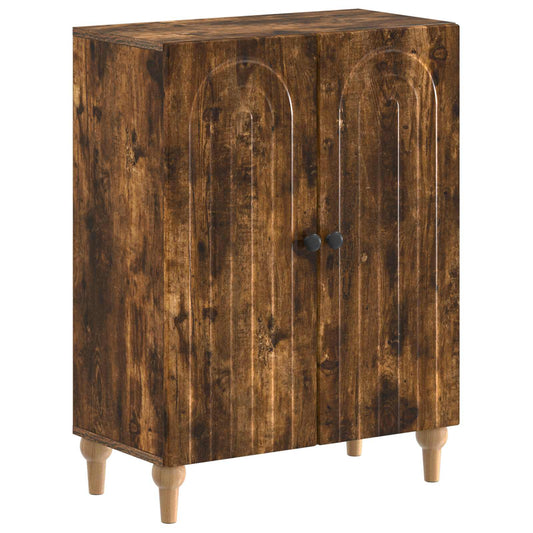 Bathroom Storage Cainet ALKMAAR Smoked Oak 59.5 x 31 x 80 cm Bathroom Storage Cainet ALKMAAR Smoked Oak 59.5 x 31 x 80 cm