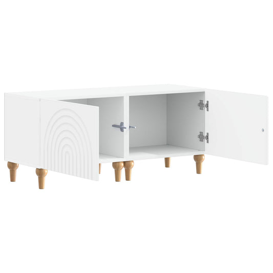 TV Cabinet White Engineered Wood TV Cabinet White Engineered Wood