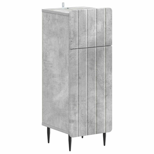 Bathroom Storage Cainet ZWOLLE Concrete Grey 30 x 31 x 79.5 cm Bathroom Storage Cainet ZWOLLE Concrete Grey 30 x 31 x 79.5 cm