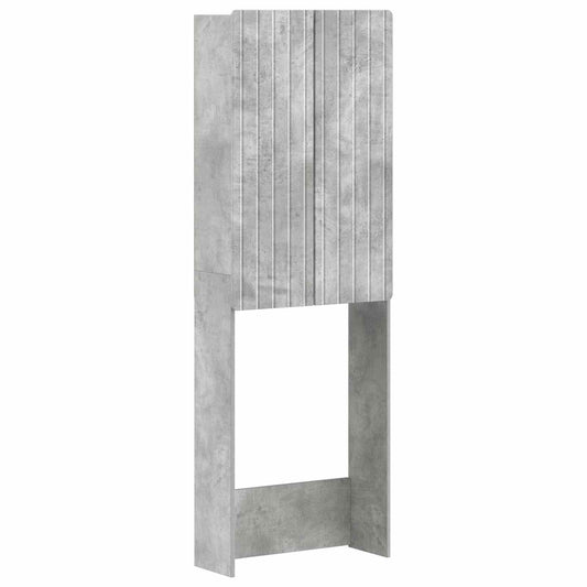 Toilet Cabinet ZWOLLE Concrete Grey 66 x 25.5 x 190 cm Toilet Cabinet ZWOLLE Concrete Grey 66 x 25.5 x 190 cm