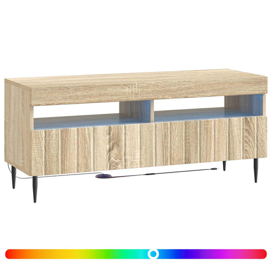 LED TV Cabinet Sonoma Oak Engineered Wood LED TV Cabinet Sonoma Oak Engineered Wood