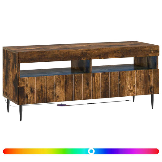 LED TV Cabinet Smoked Oak Engineered Wood LED TV Cabinet Smoked Oak Engineered Wood