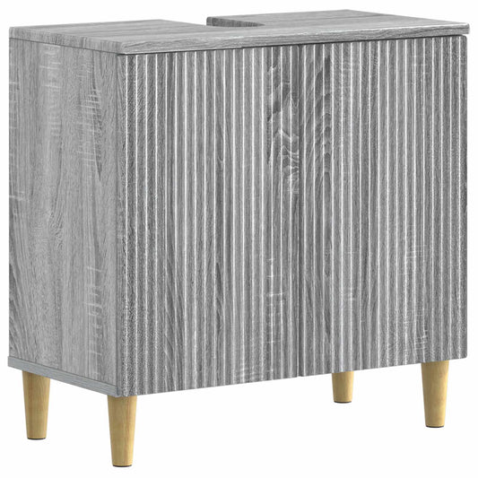Bathroom Sink Cabinet ARNHEM Grey Sonoma 59.5 x 31.5x 59 cm Bathroom Sink Cabinet ARNHEM Grey Sonoma 59.5 x 31.5x 59 cm