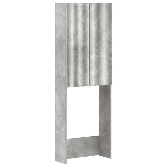 Toilet Cabinet ARNHEM Concrete Grey 66 x 25.5 x 190 cm Toilet Cabinet ARNHEM Concrete Grey 66 x 25.5 x 190 cm