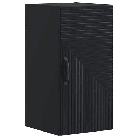 Bathroom Wall Cabinet HAARLEM Black 30 x 31 x 59 cm Bathroom Wall Cabinet HAARLEM Black 30 x 31 x 59 cm