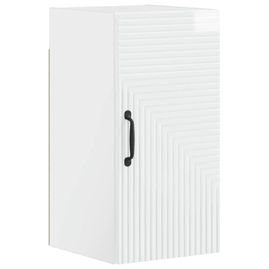 Bathroom Wall Cabinet HAARLEM High Gloss White 30 x 31 x 59 cm Bathroom Wall Cabinet HAARLEM High Gloss White 30 x 31 x 59 cm