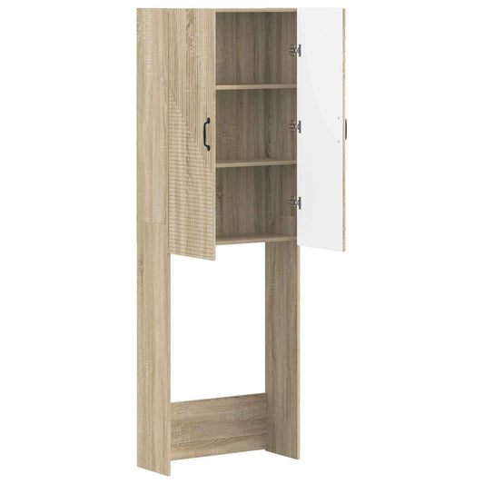Toilet Cabinet HAARLEM Sonoma Oak 66 x 25.5 x 190 cm Toilet Cabinet HAARLEM Sonoma Oak 66 x 25.5 x 190 cm