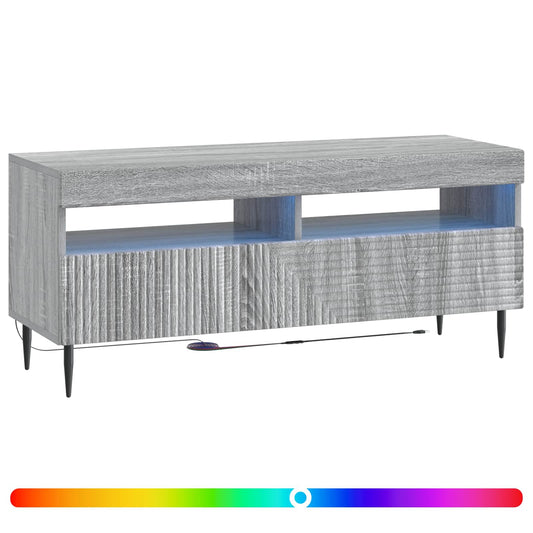 LED TV Cabinet Grey Sonoma Engineered Wood LED TV Cabinet Grey Sonoma Engineered Wood