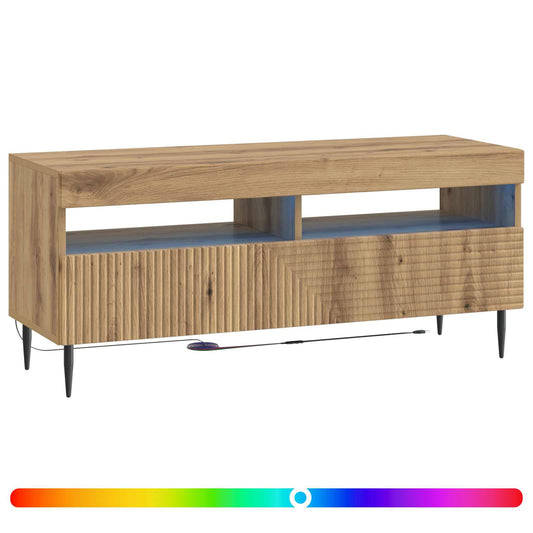 LED TV Cabinet Artisan Oak Engineered Wood LED TV Cabinet Artisan Oak Engineered Wood
