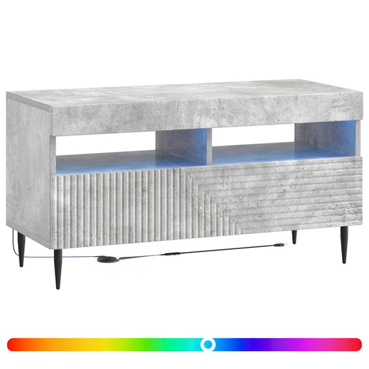 LED TV Cabinet Concrete Grey Engineered Wood LED TV Cabinet Concrete Grey Engineered Wood