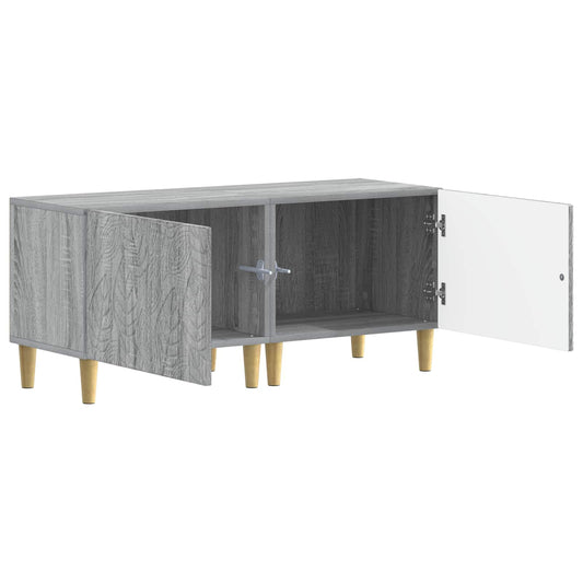 TV Cabinet Grey Sonoma Engineered Wood TV Cabinet Grey Sonoma Engineered Wood
