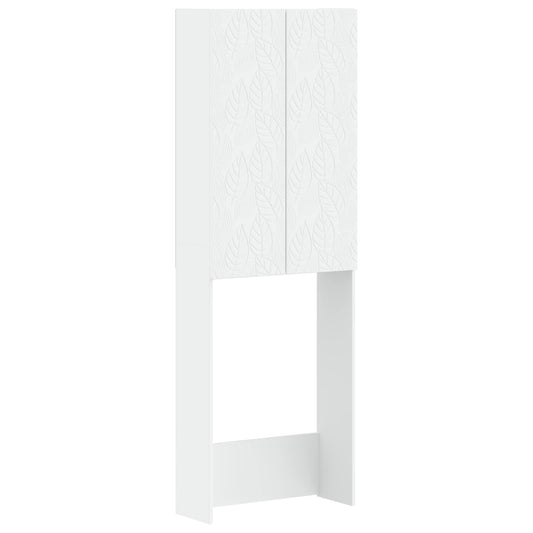 Toilet Cabinet DELFT White 66 x 25.5 x 190 cm Engineered Wood Toilet Cabinet DELFT White 66 x 25.5 x 190 cm Engineered Wood